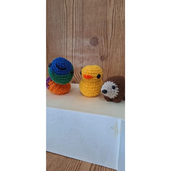 Handmade crochet amigurumi animal bundle. - Picture 4 of 7